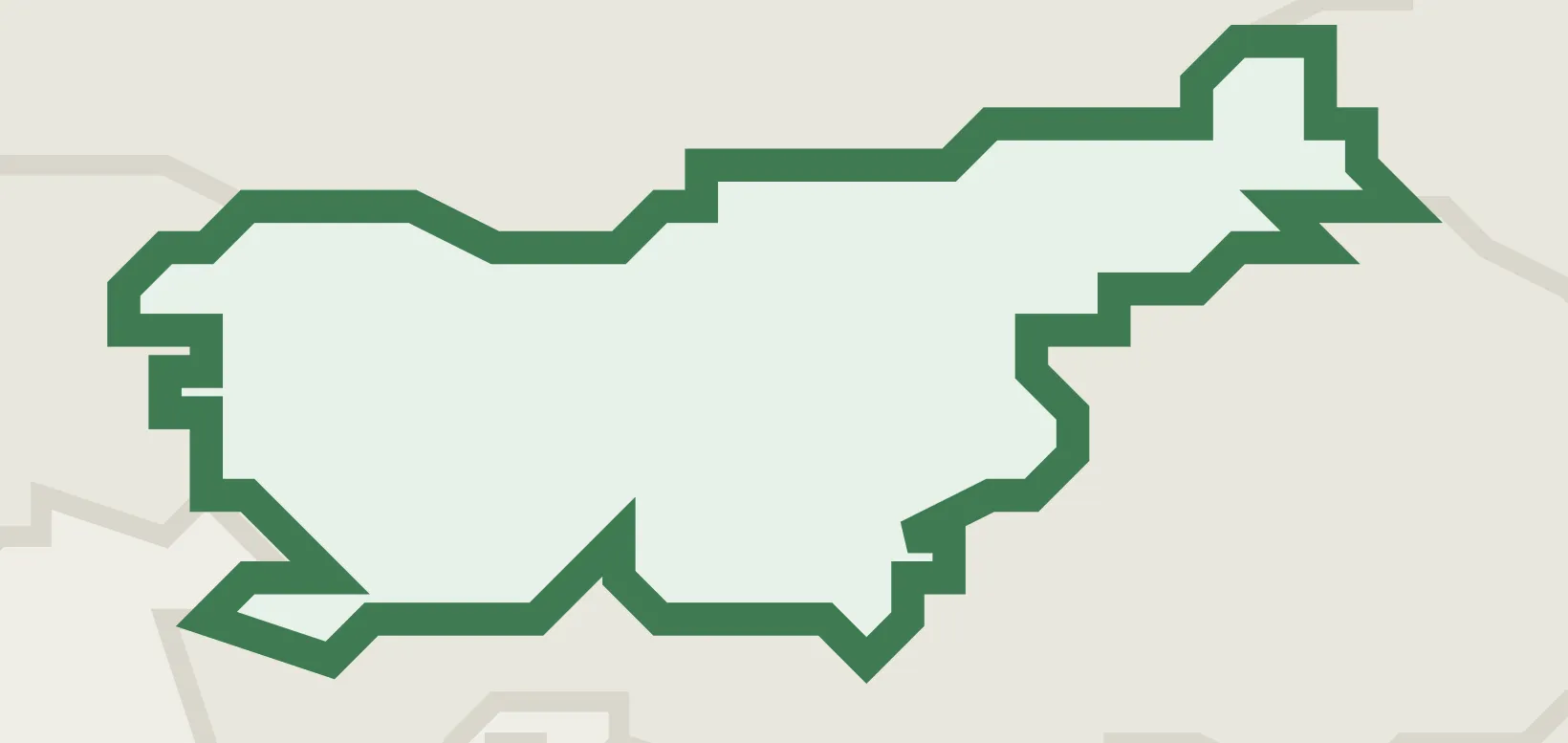 Country infrastructure map