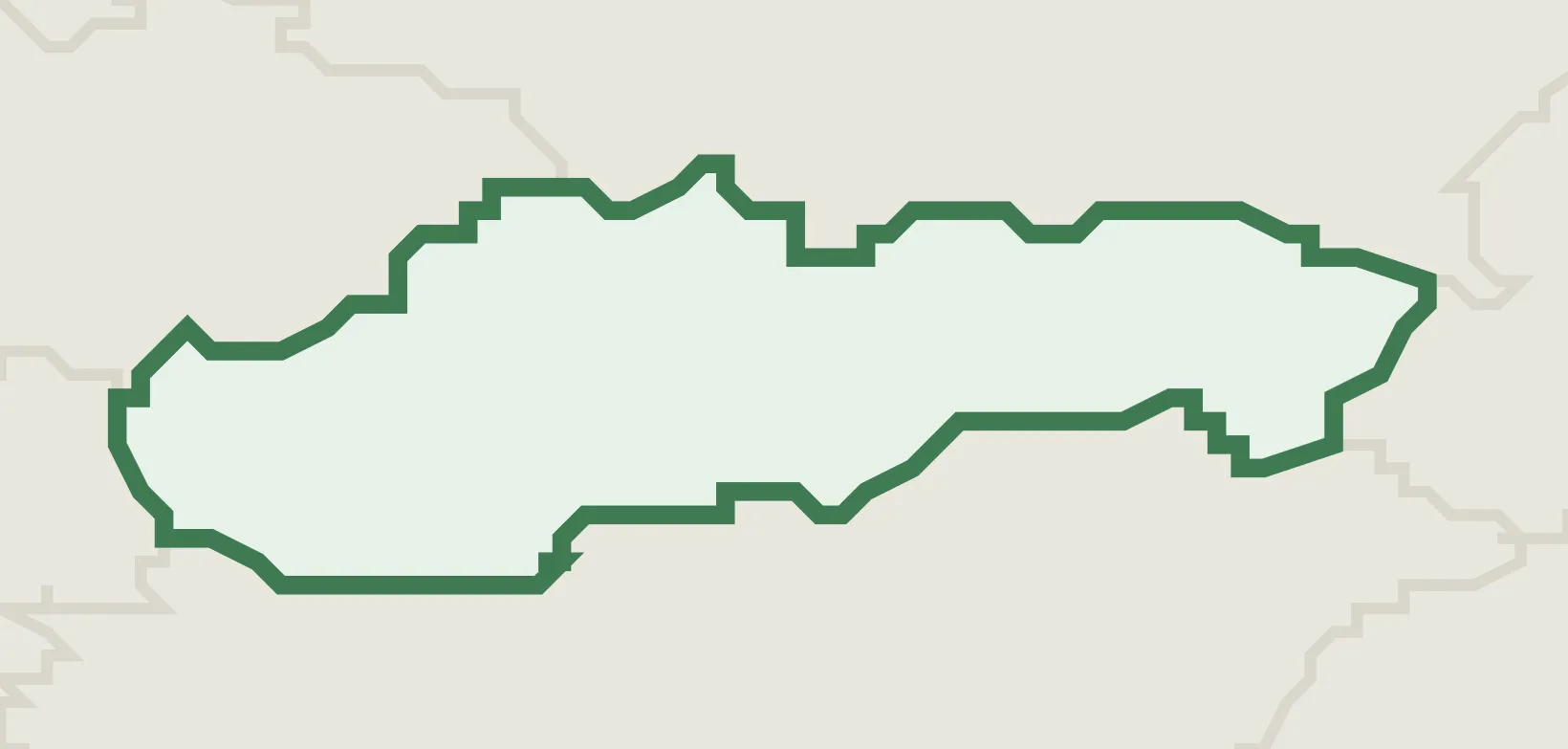 Country infrastructure map