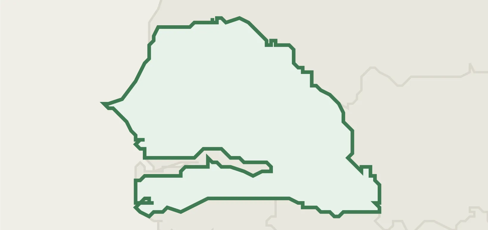 Country infrastructure map