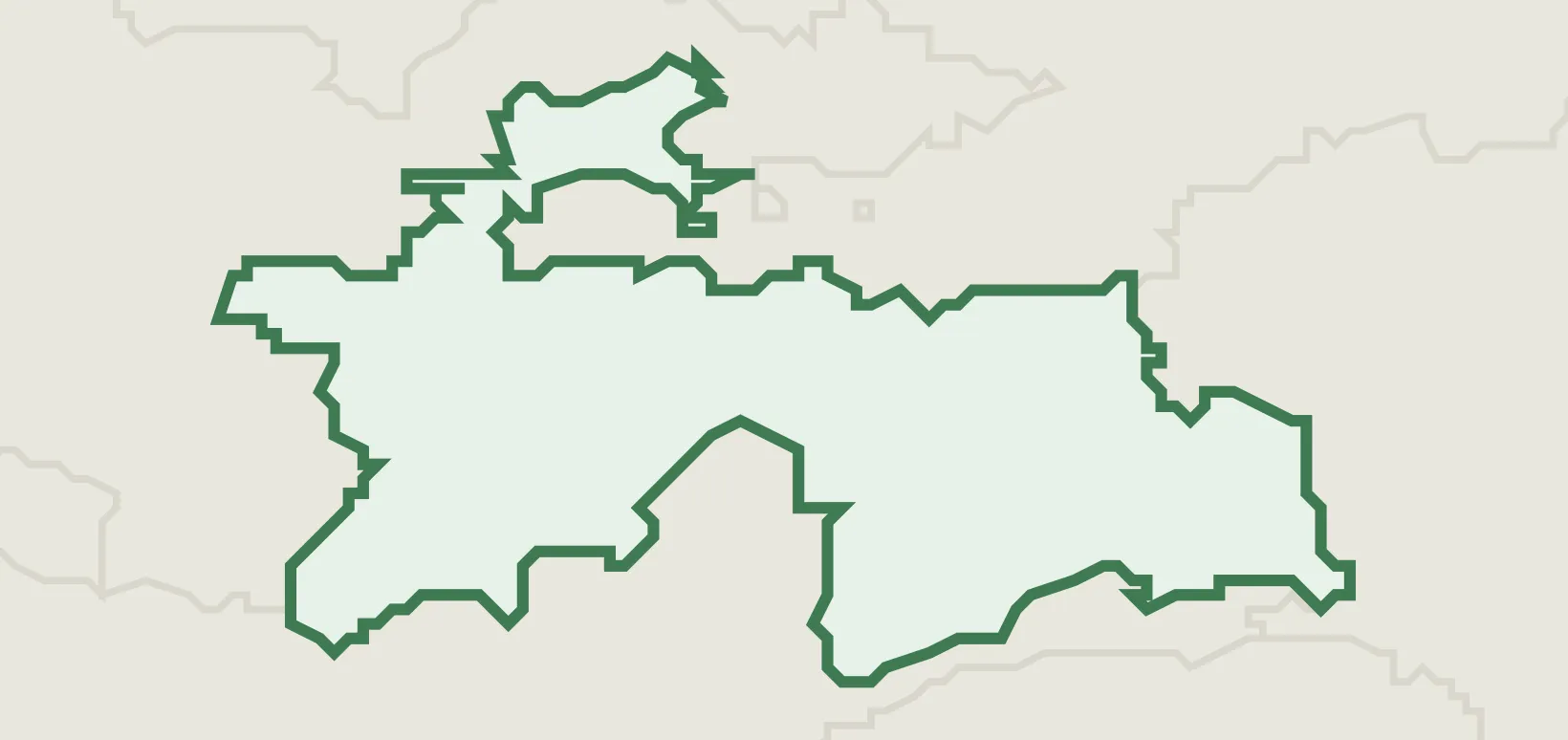 Country infrastructure map