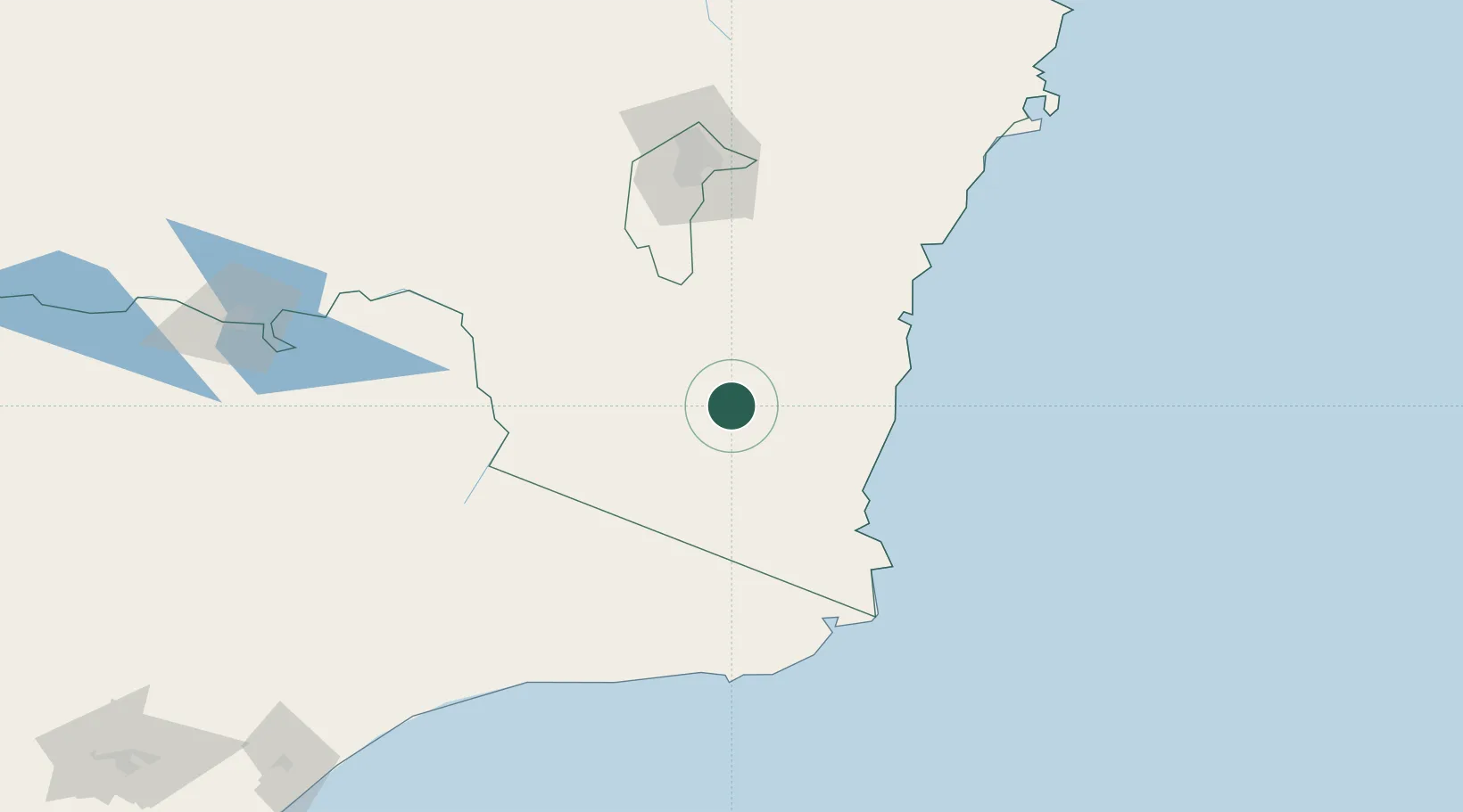 Location of AUNTA
