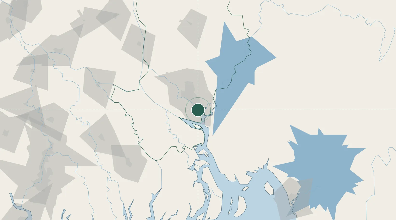 Location of BDNAR