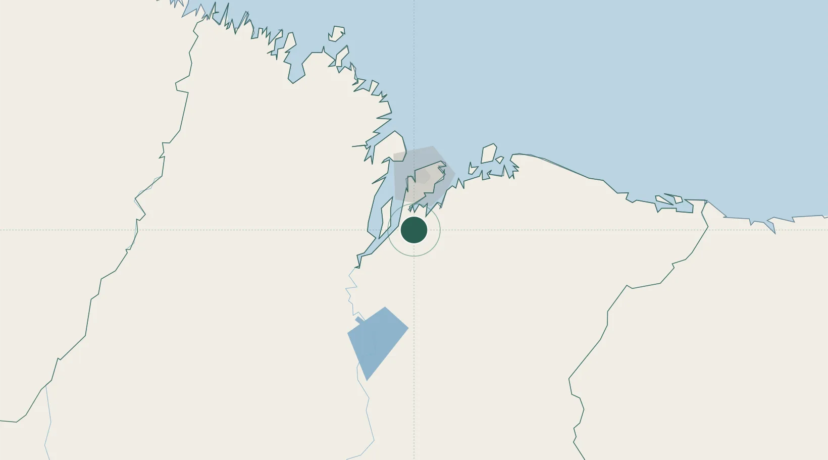 Location of BRBCE