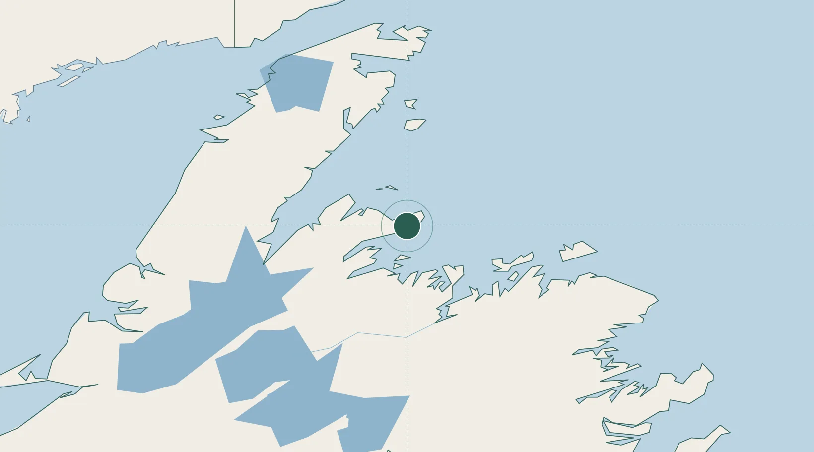 Location of CATCV