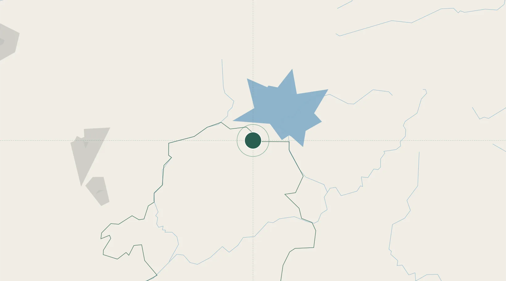 Location of CDBNW