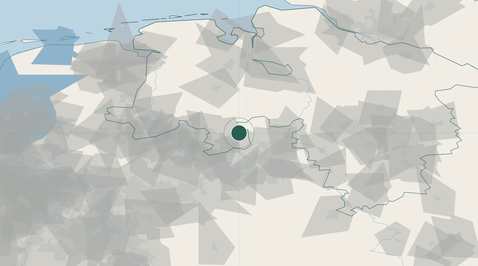 Location of DEBES