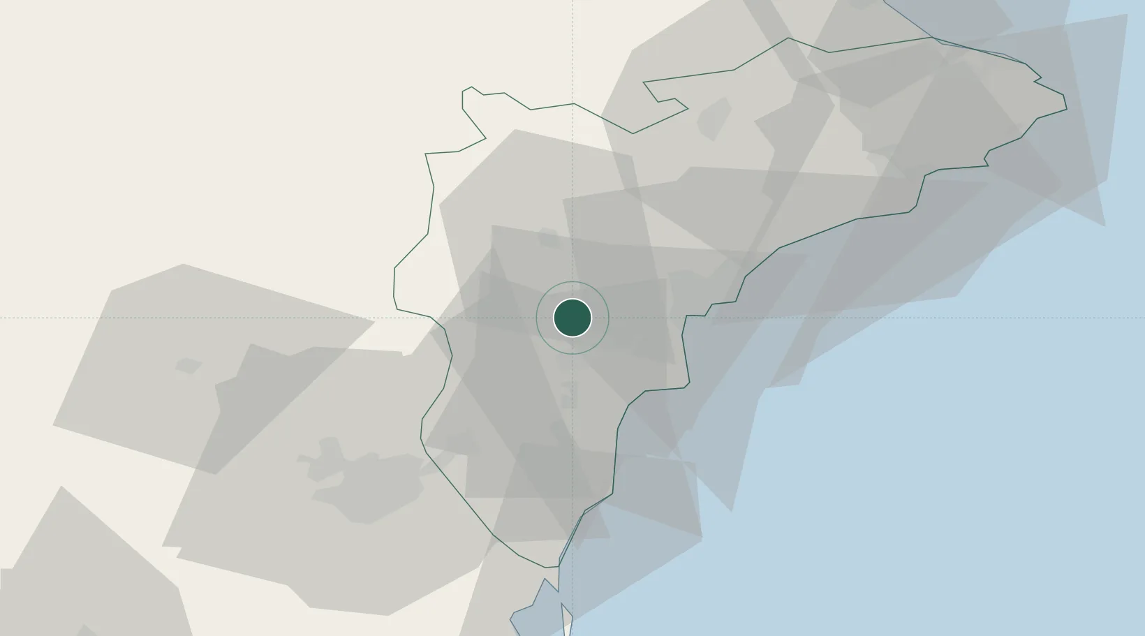 Location of ESMNT