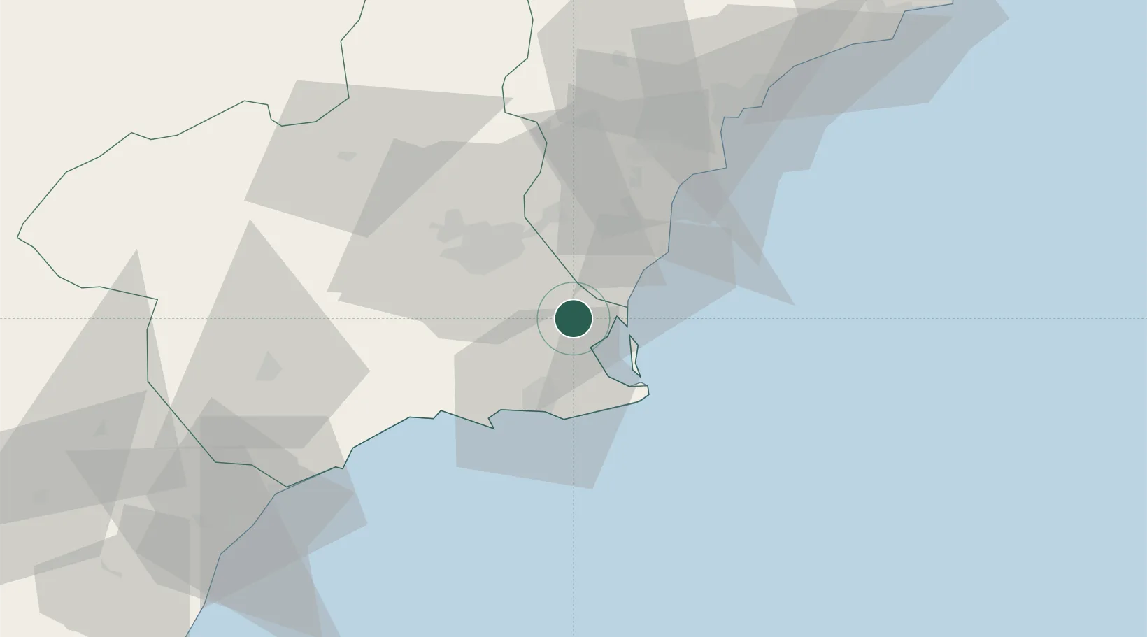 Location of ESZLD