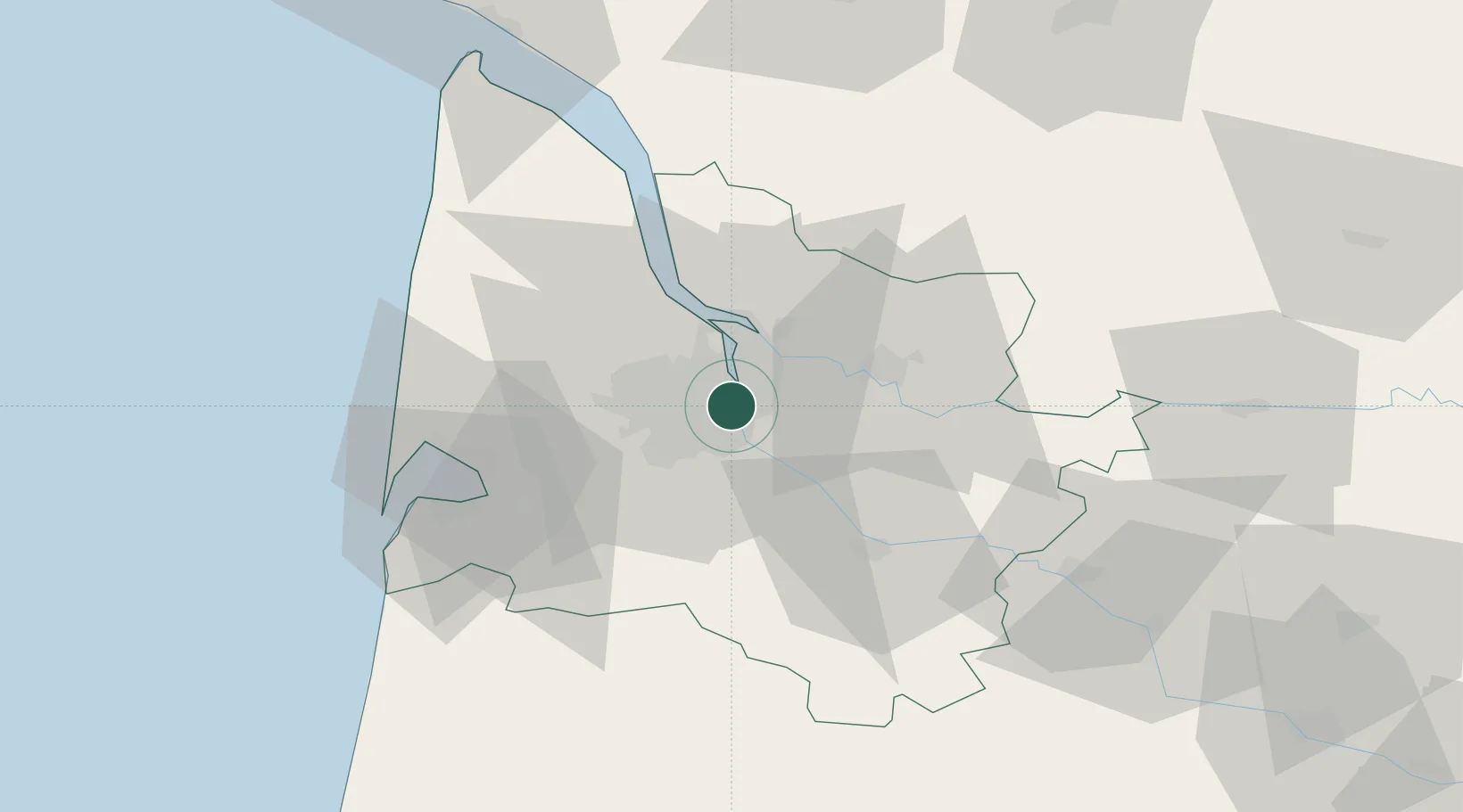 Location of FRBTD