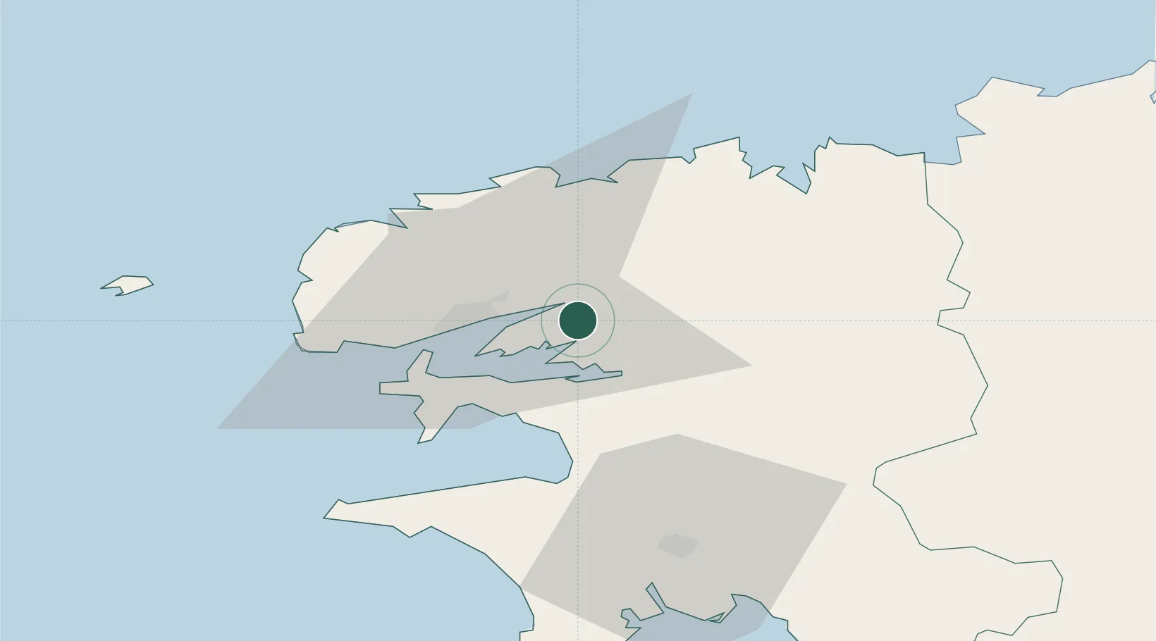Location of FRDII