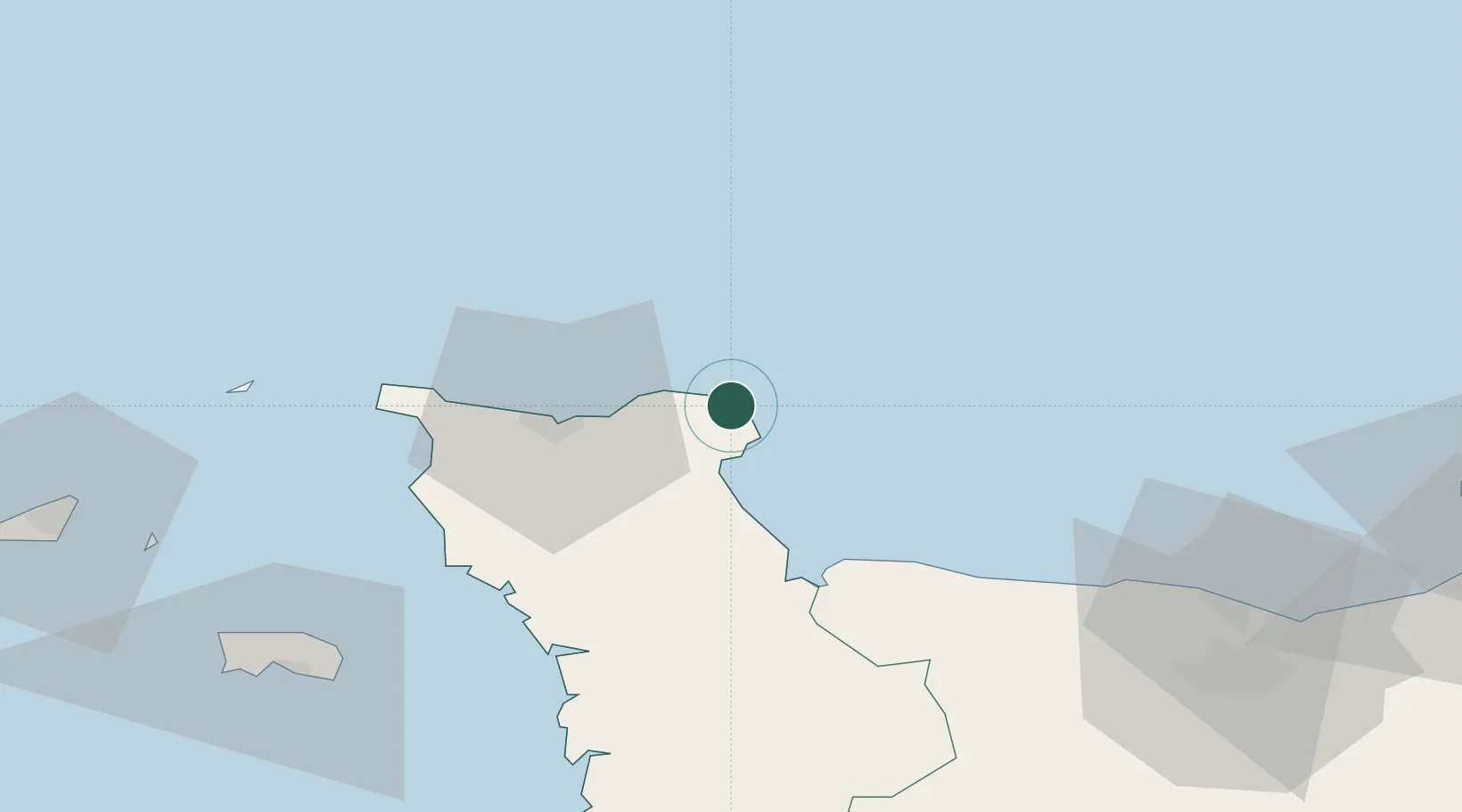 Location of FRTLP