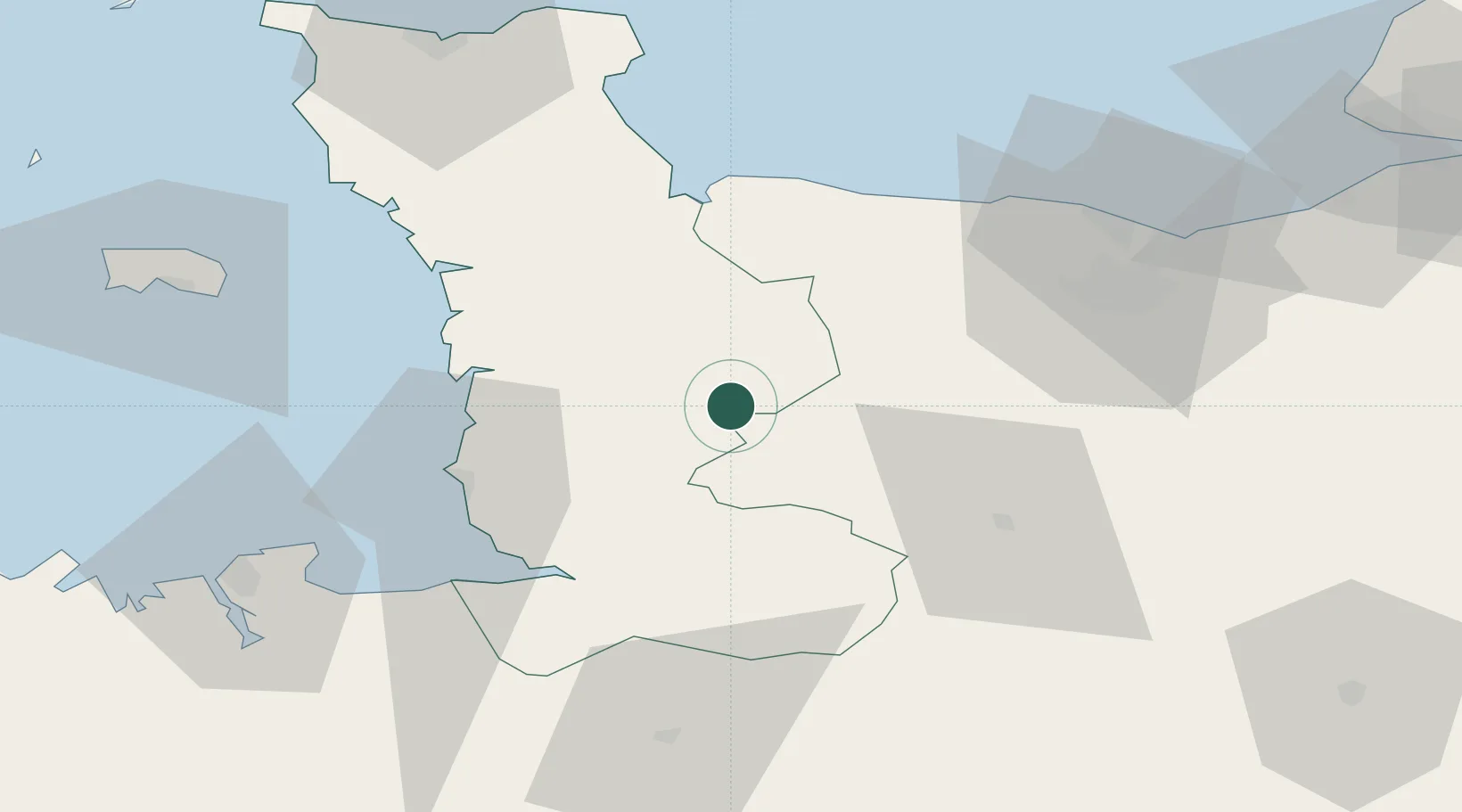 Location of FRUVV