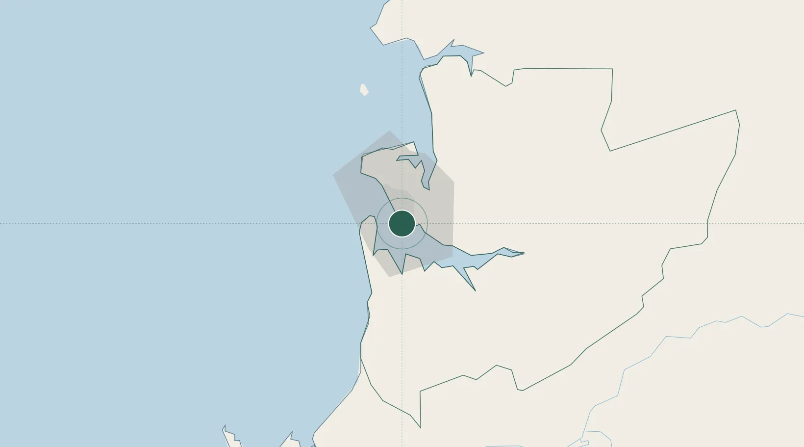 Location of GALBV
