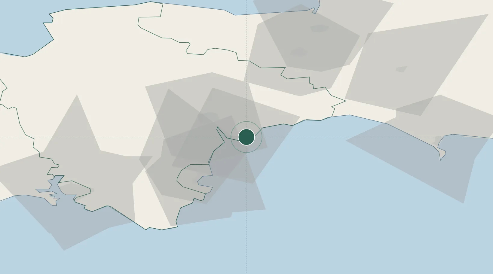 Location of GBBUA