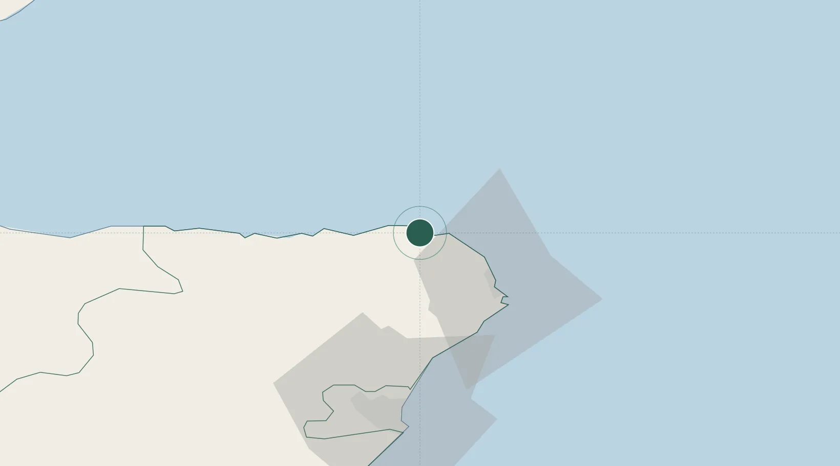 Location of GBFRB