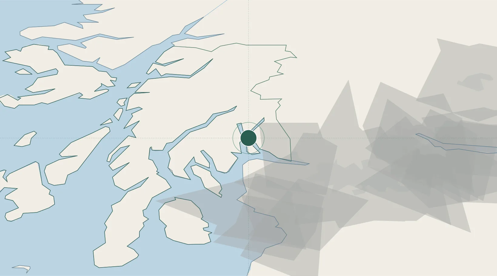 Location of GBLCG