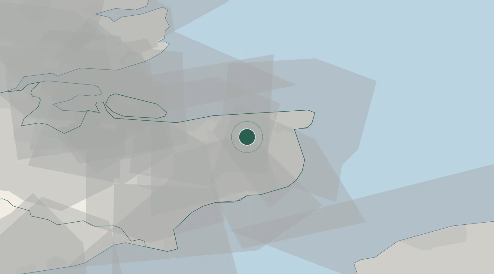 Location of GBPSO