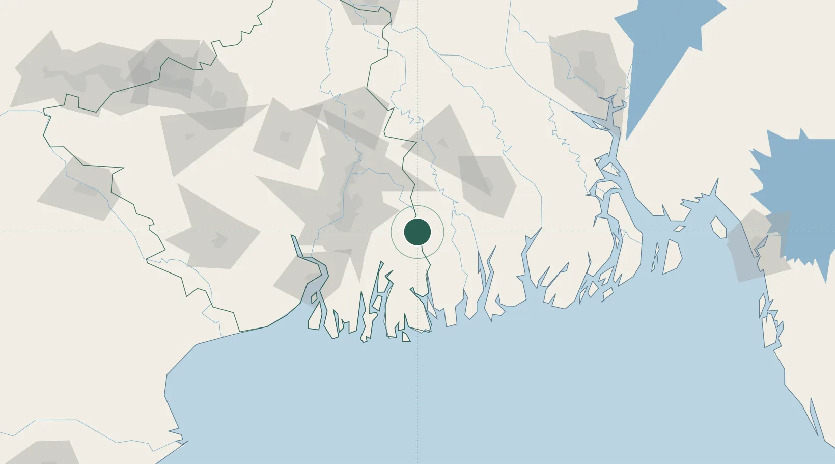 Location of INHND