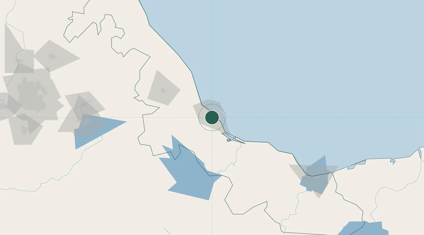 Location of MXBDR