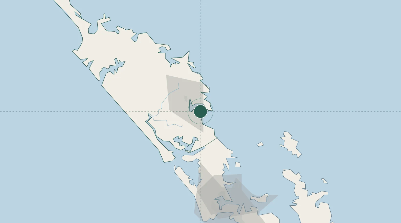 Location of NZMAP