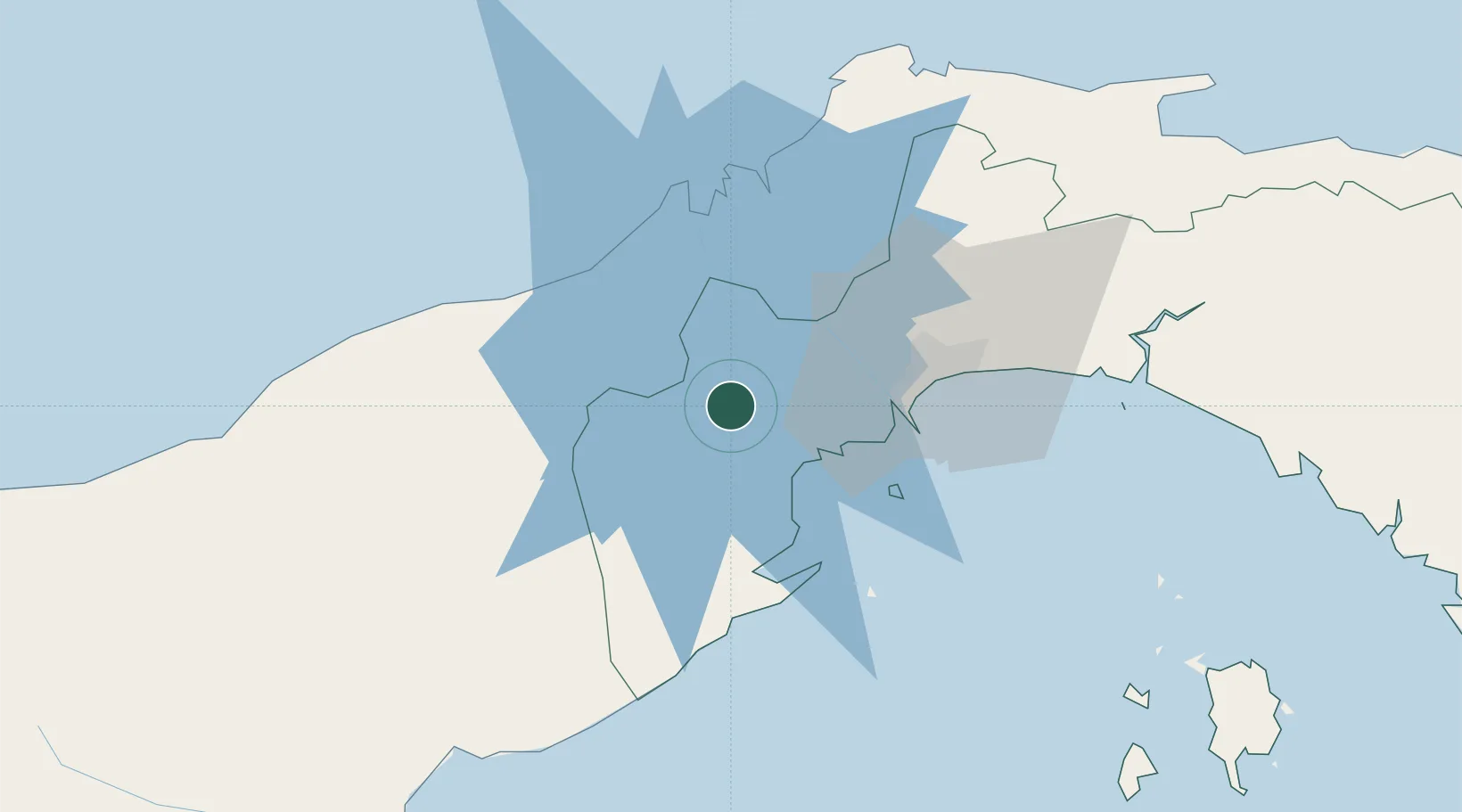Location of PALZA