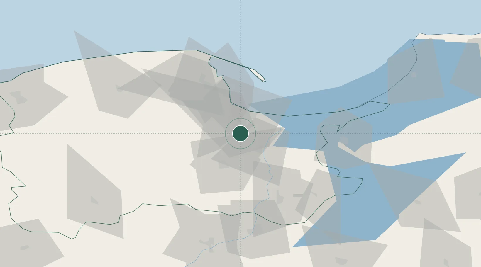 Location of PLLGW