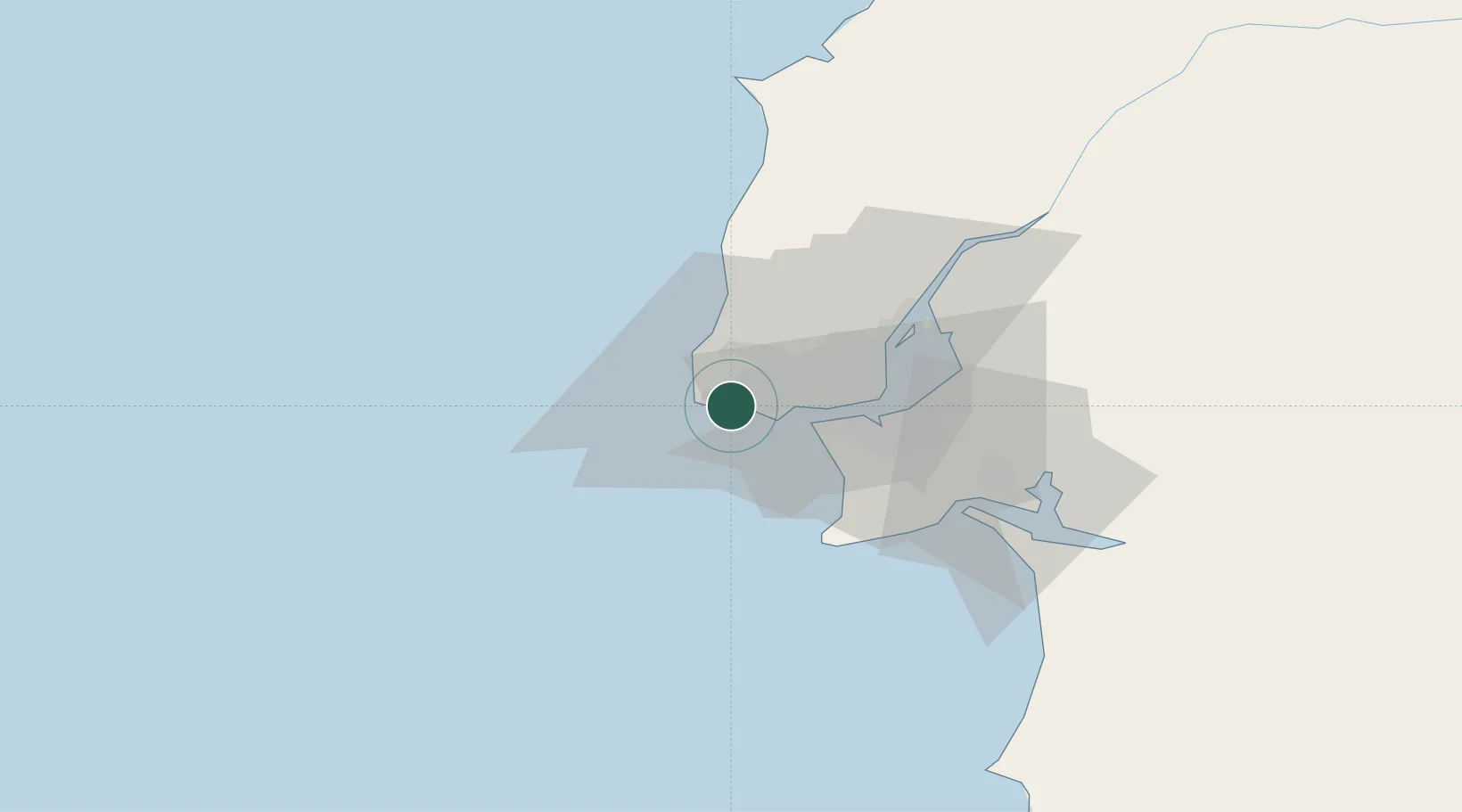 Location of PTCAS