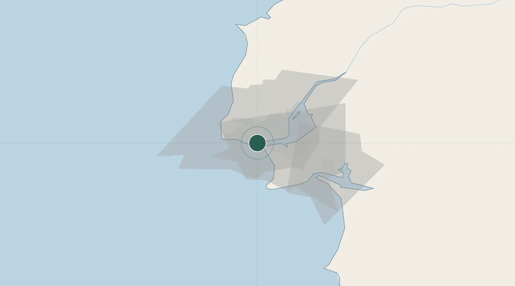 Location of PTPCS