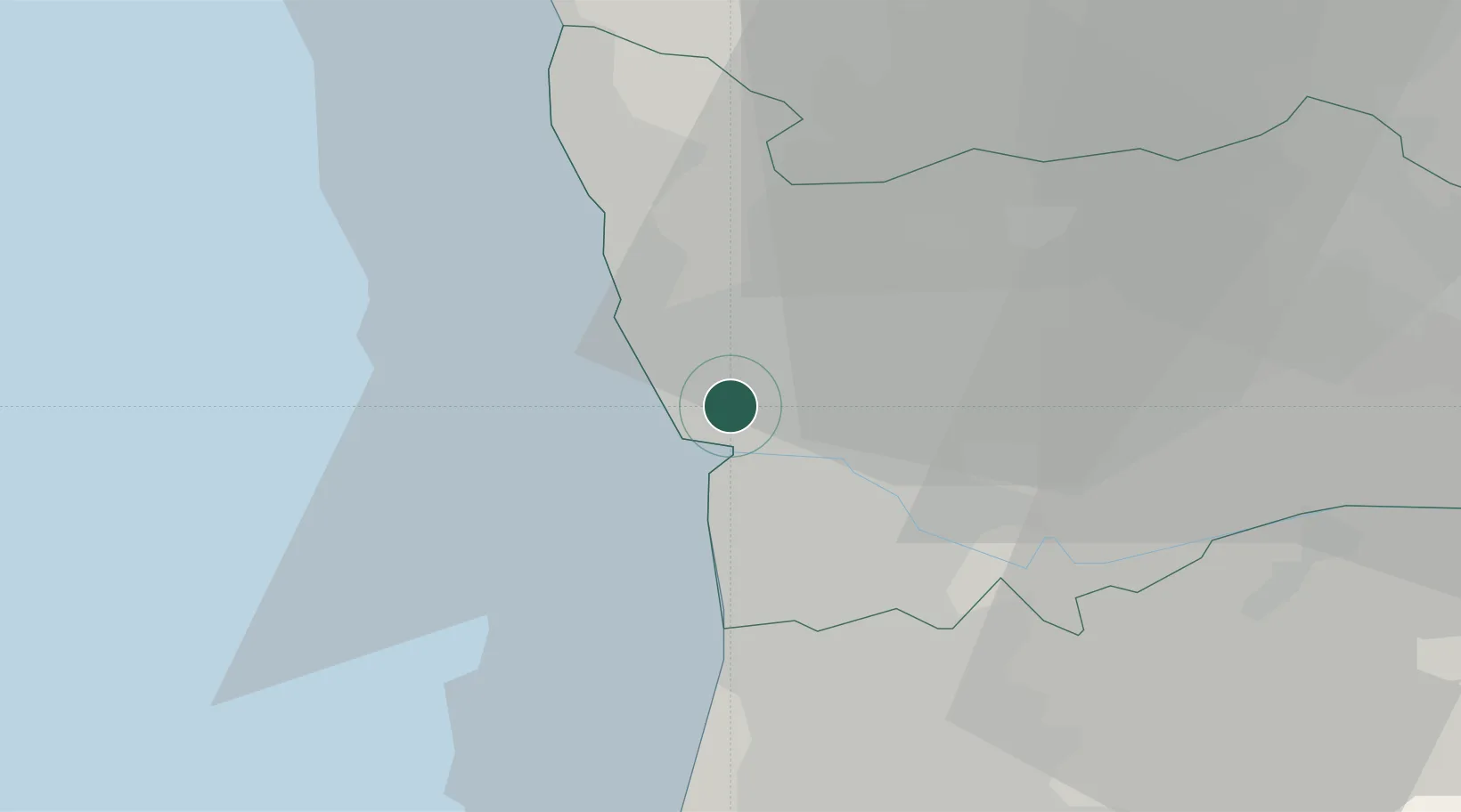 Location of PTSHA