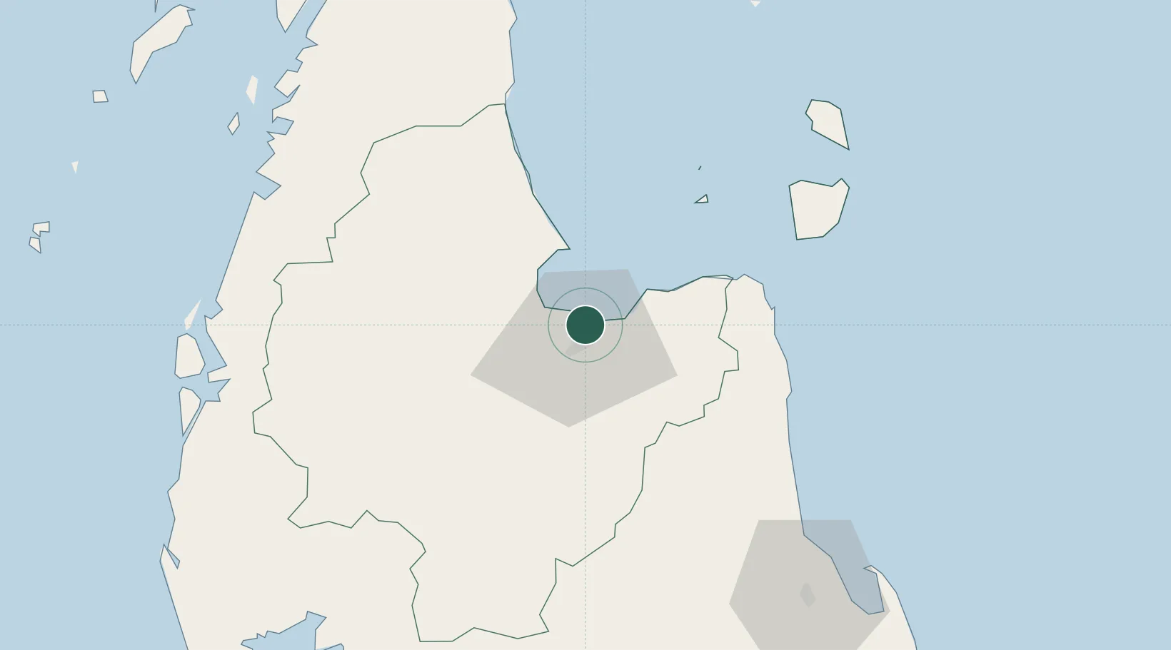 Location of THBND