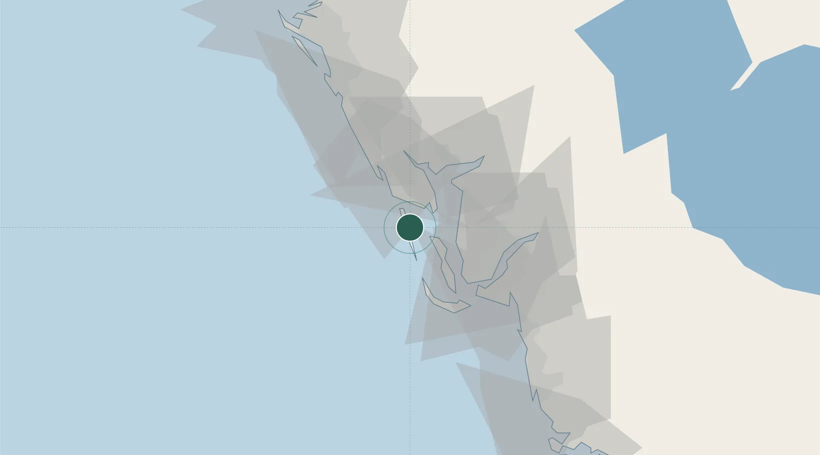 Location of USBCG