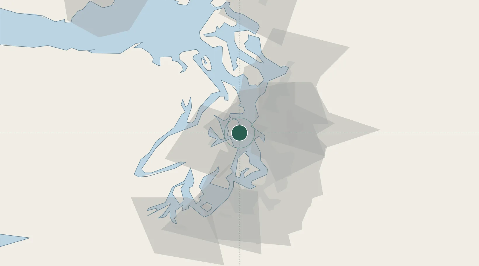 Location of USBII