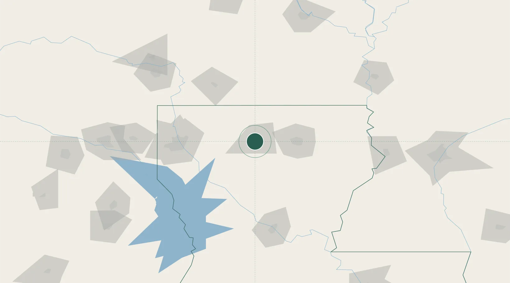 Location of USGB6