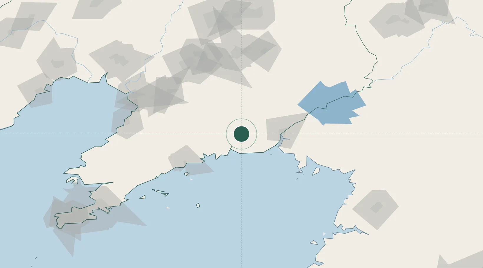 Location of USGBV