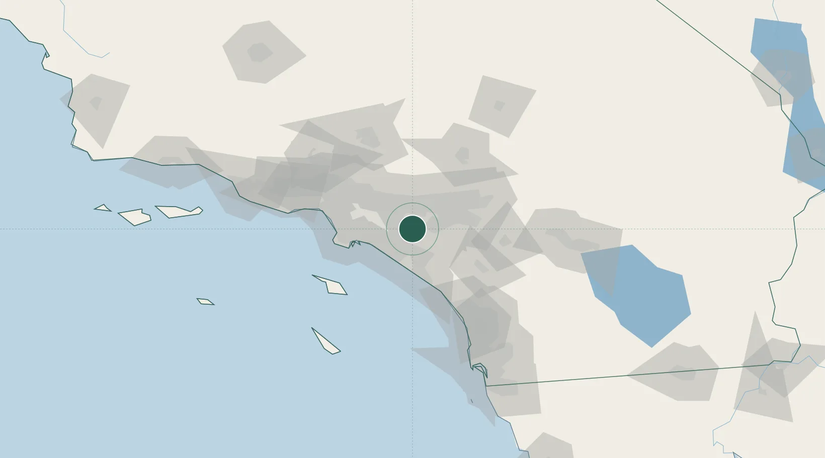 Location of USGZA