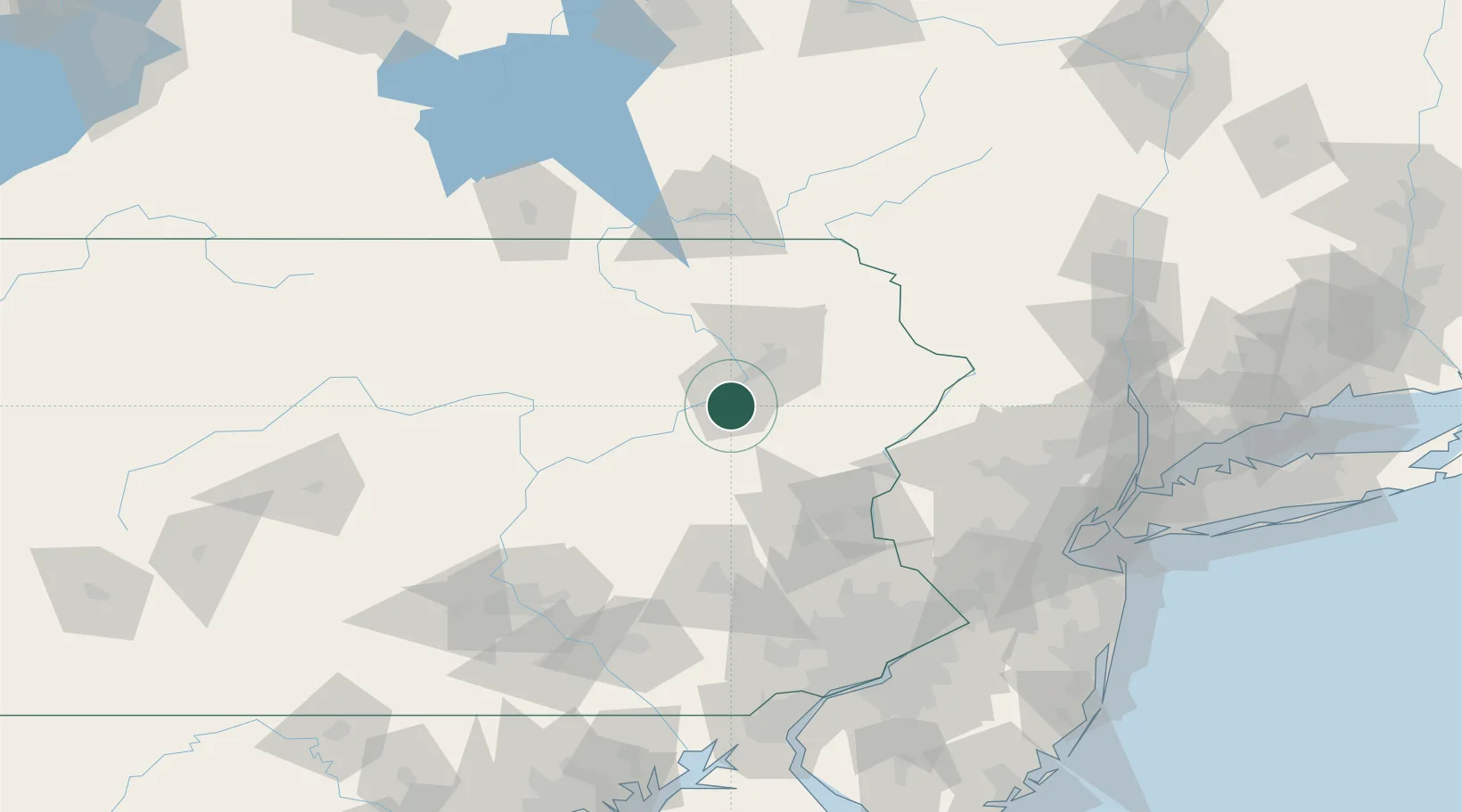 Location of USHNP