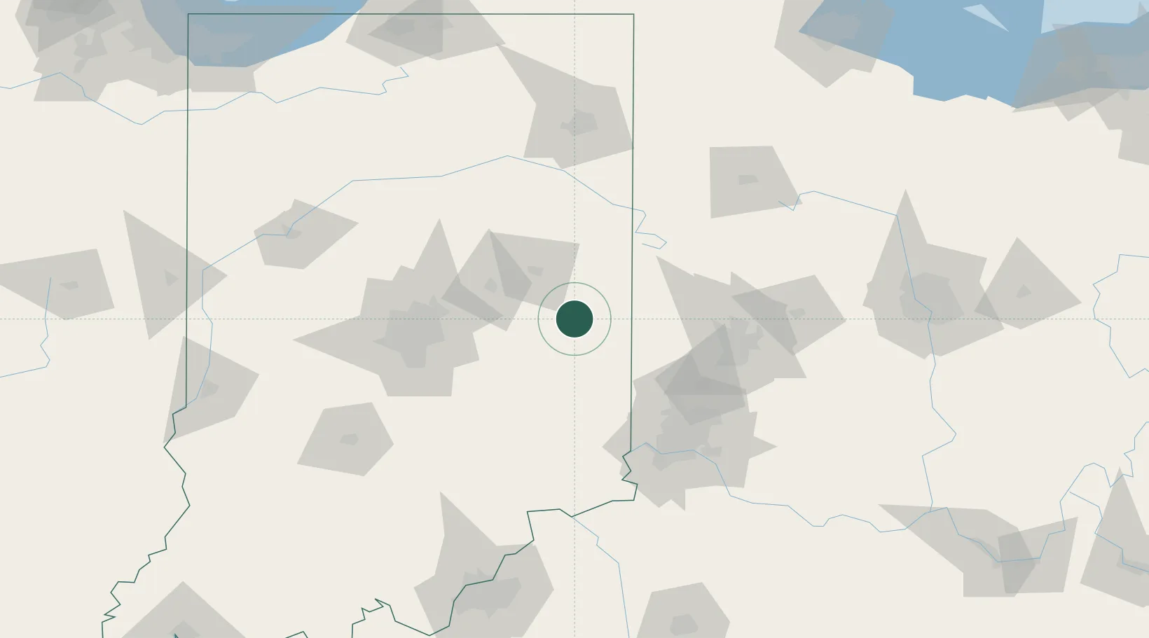 Location of USHWN