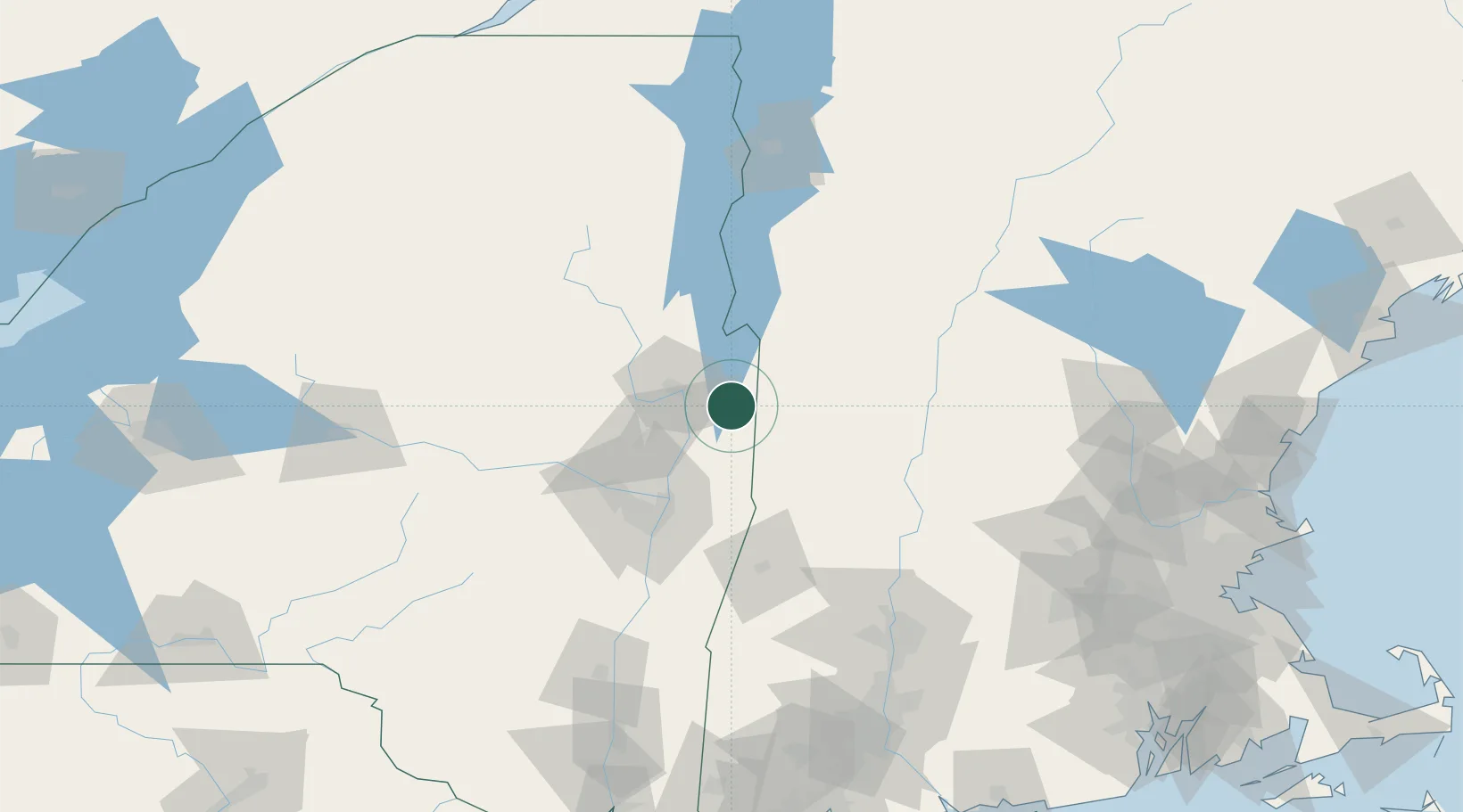 Location of USHZQ