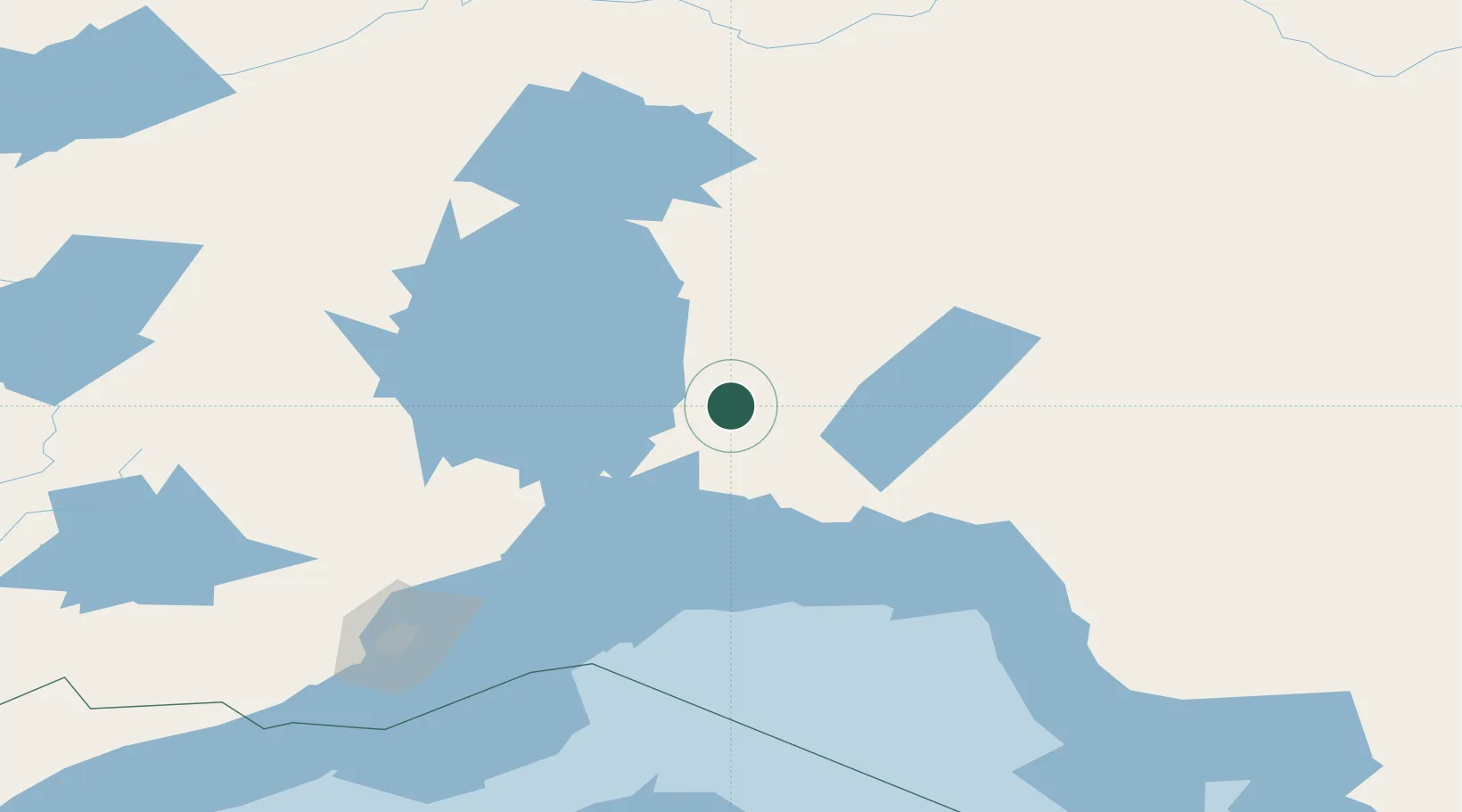 Location of USWCZ