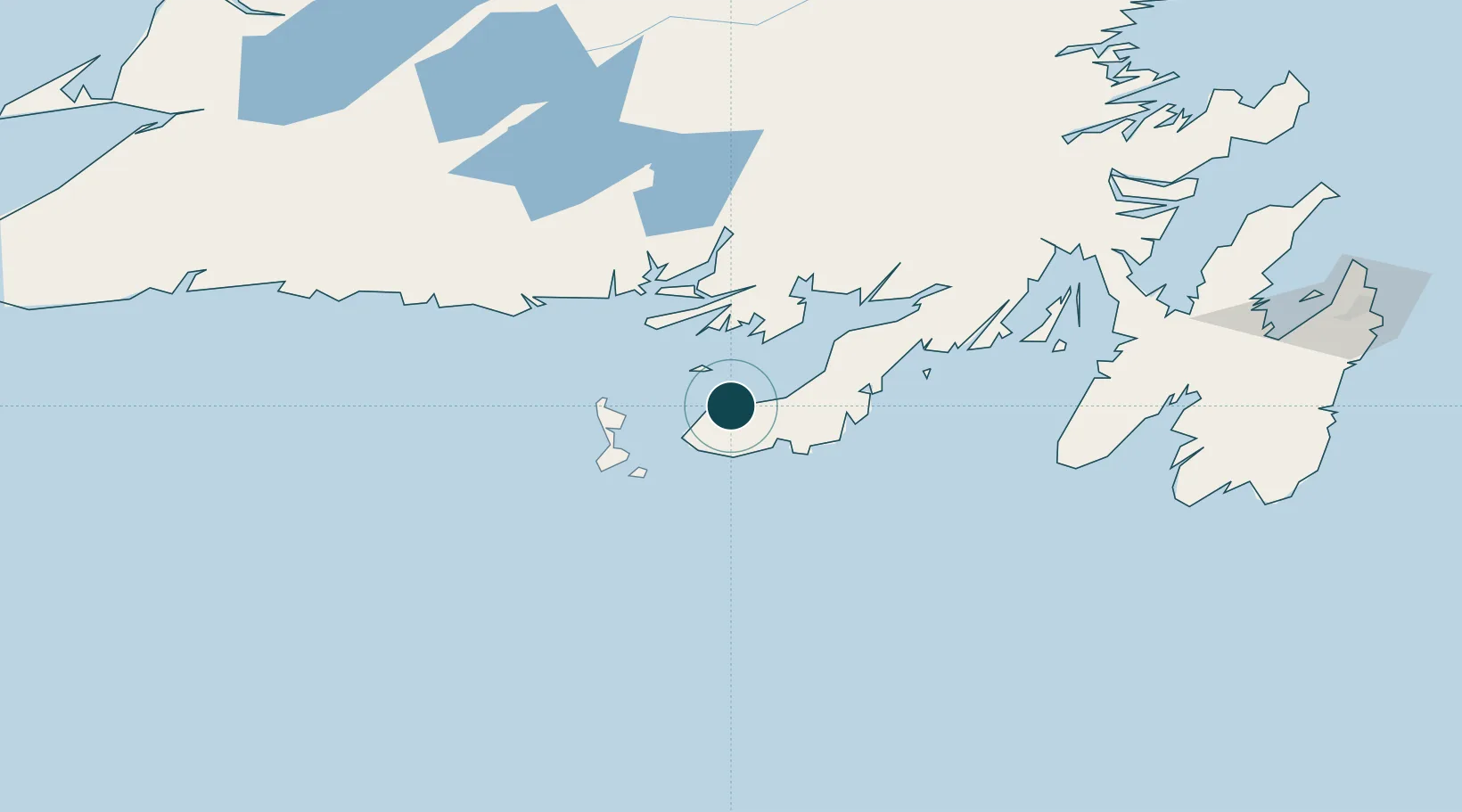 Location of CAGRB