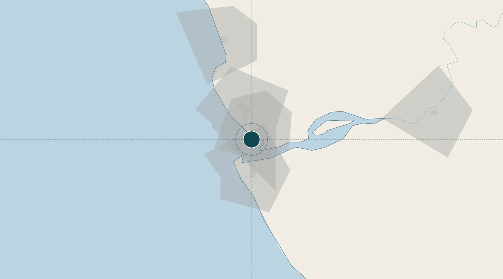 Location of CDBNW