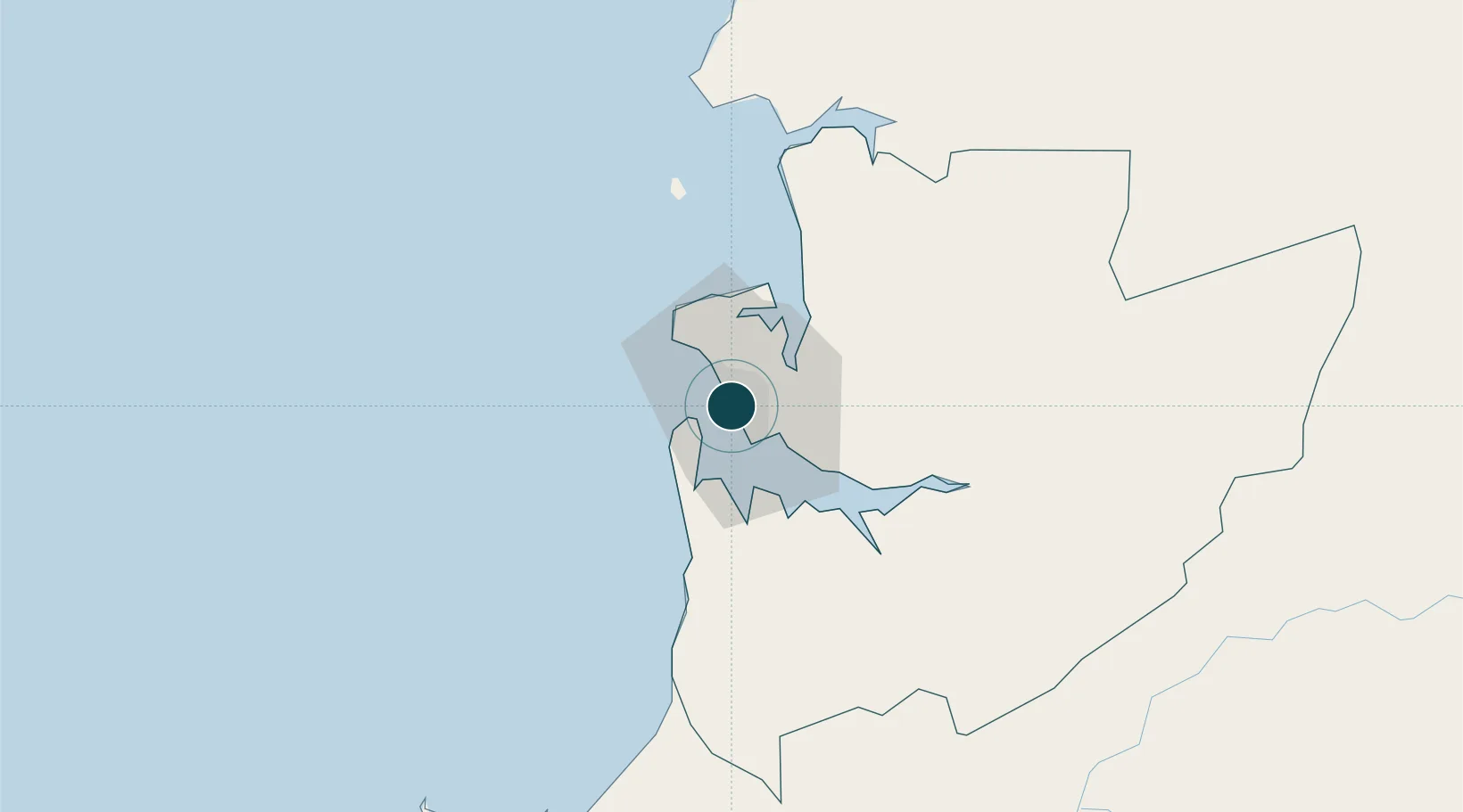 Location of GALBV