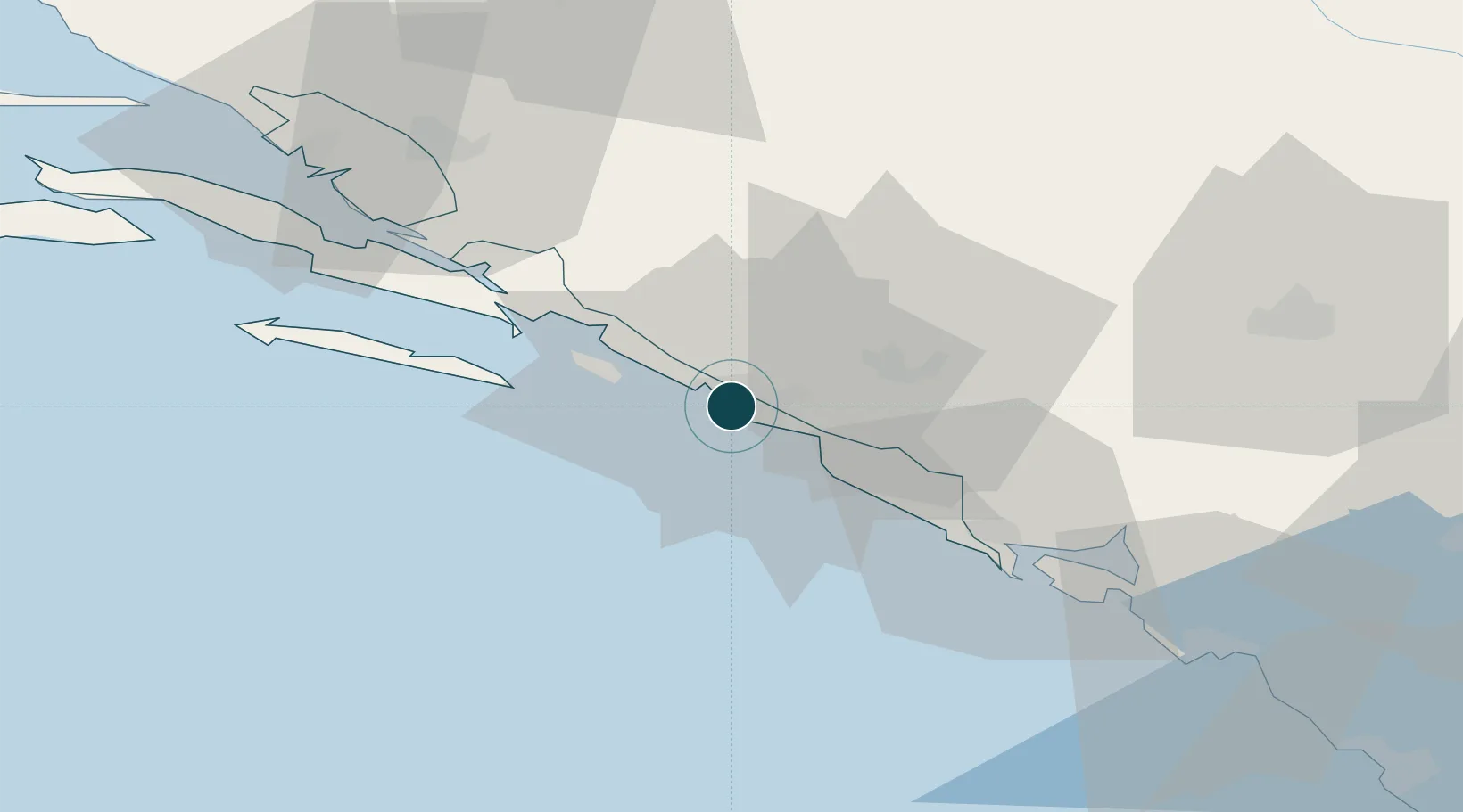 Location of HRDBV