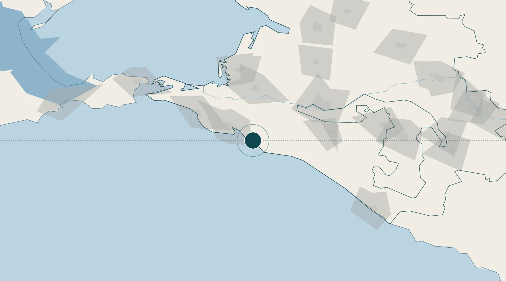 Location of RUGDZ
