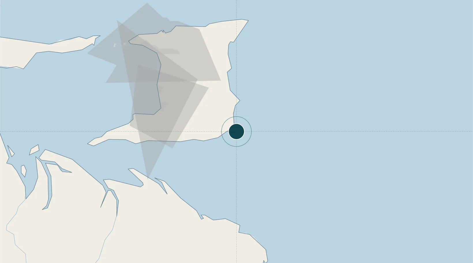 Location of TTGUA