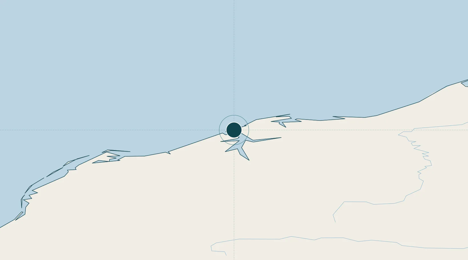 Location of USAIN