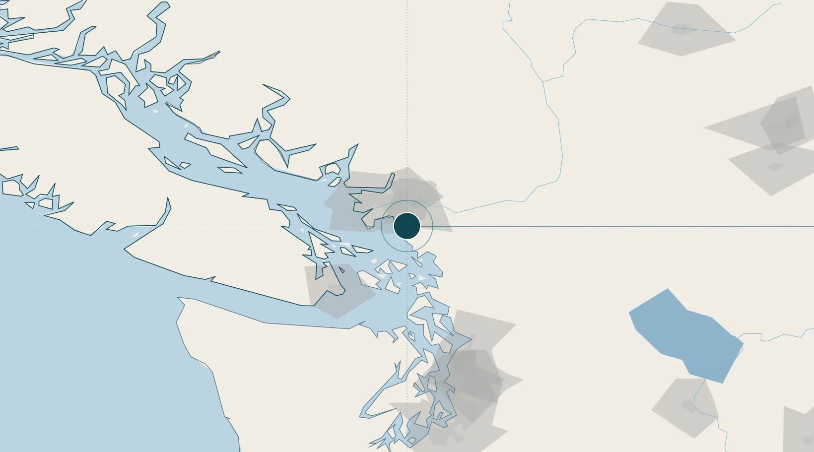 Location of USBWS