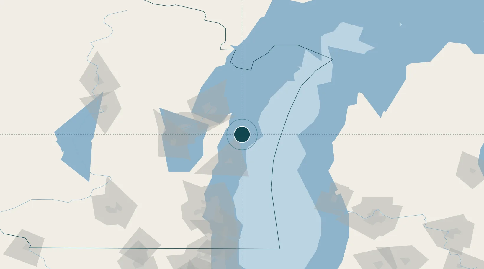 Location of USTWR